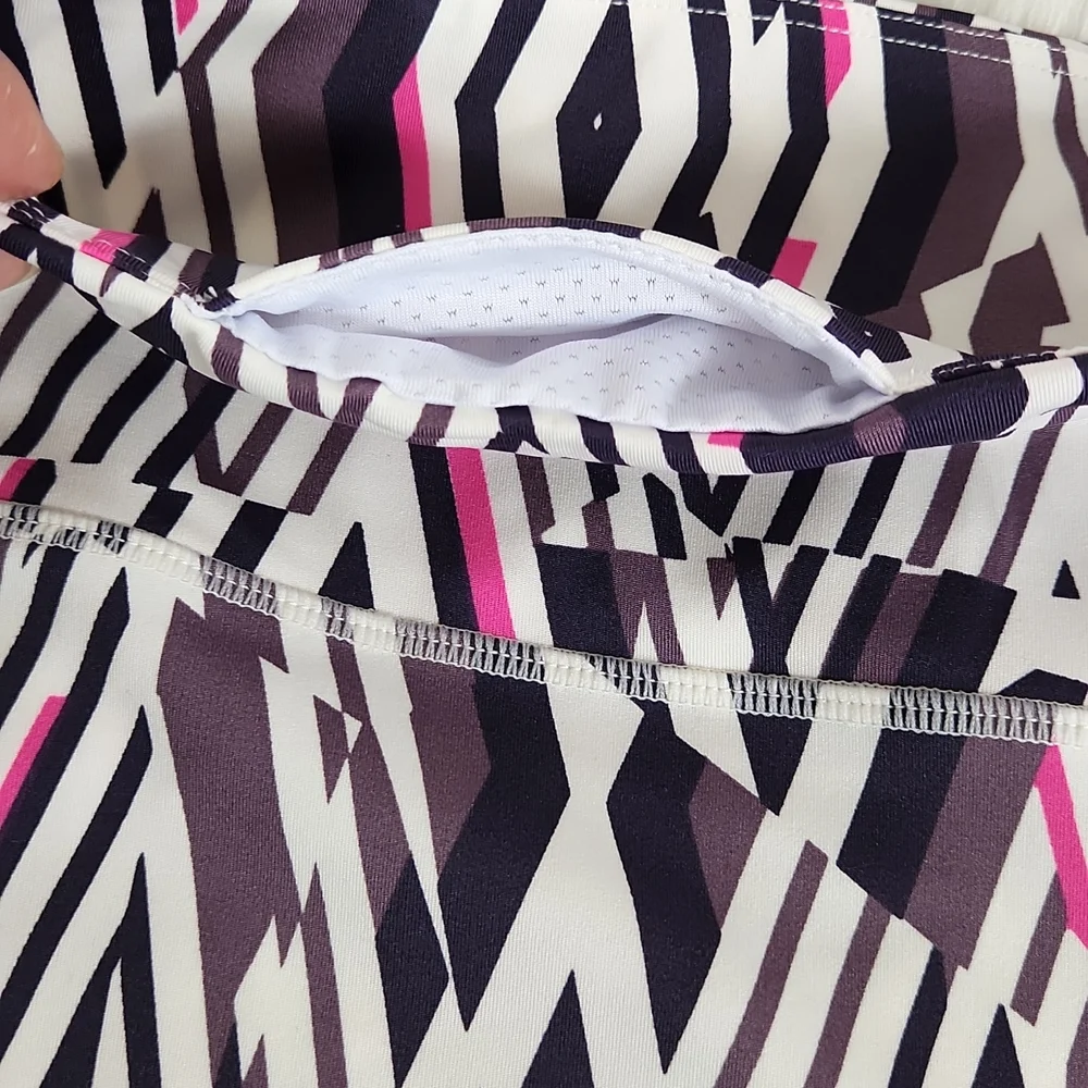 NWT, Love, Life, Live, Women's Multicolor yoga pants7/8 Length high rise, Sz L/G - Picture 9 of 9